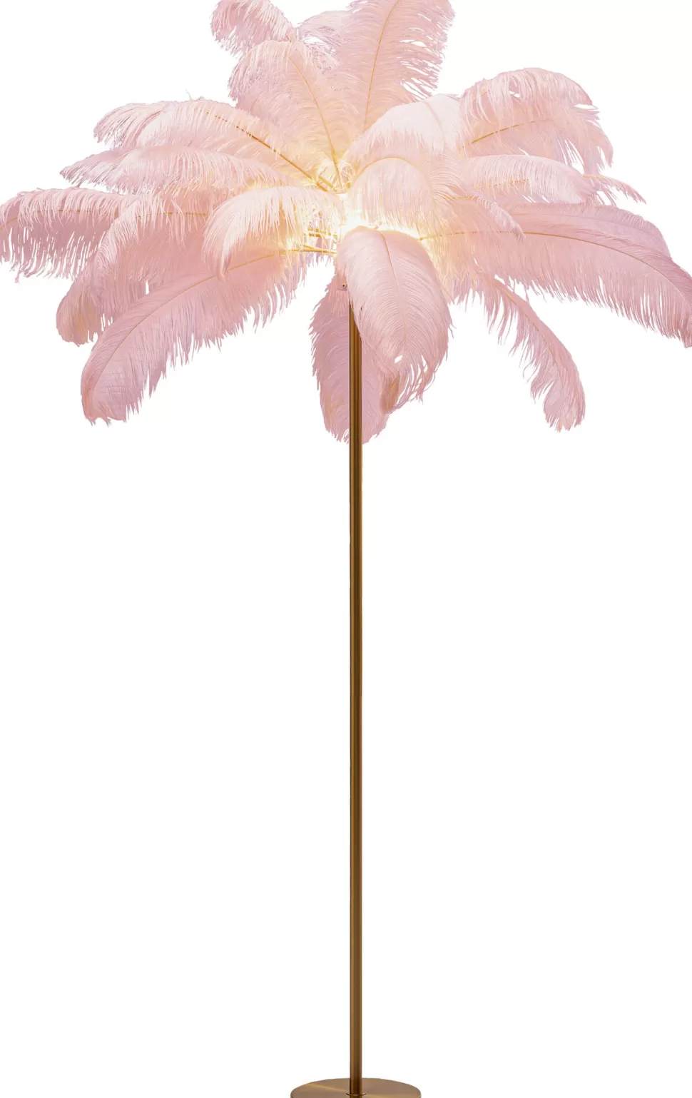 KARE Design Vloerlamp Feather Palm Pink 165cm Online