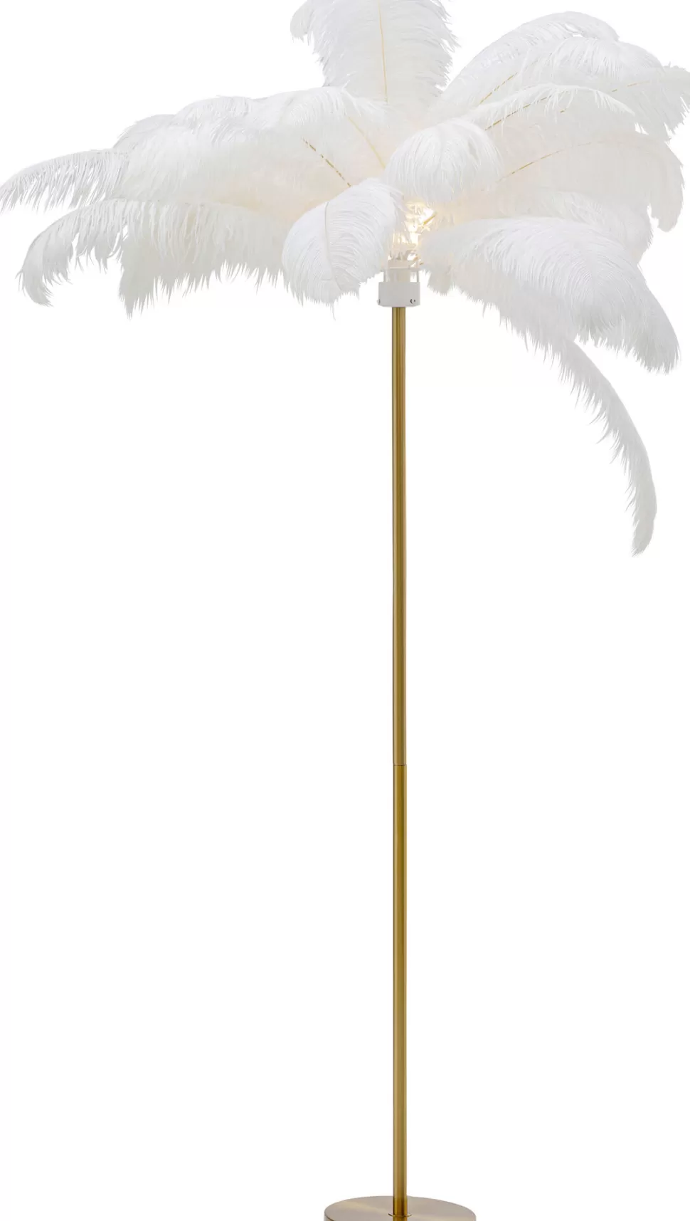 KARE Design Vloerlamp Feather Palm White 165cm Cheap