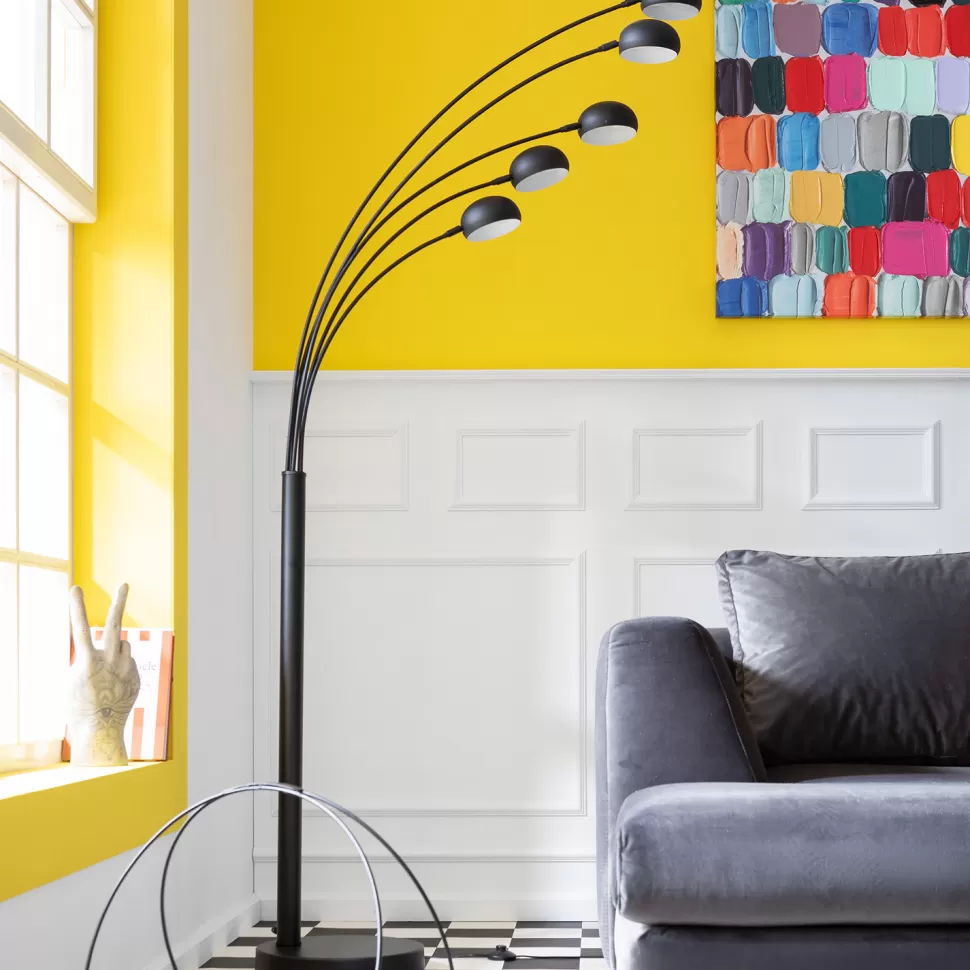 KARE Design Vloerlamp Five Fingers Mat Zwart Sale