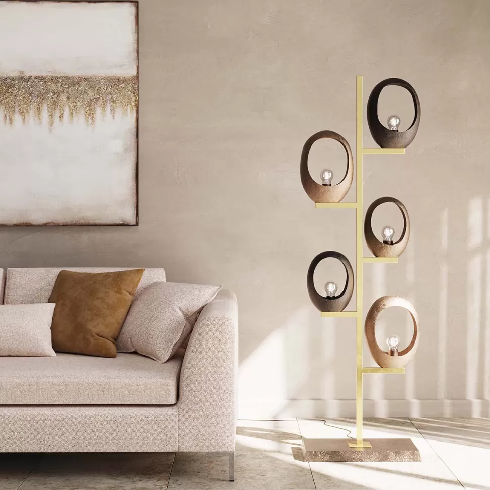 KARE Design Vloerlamp Five Loops 173cm Fashion