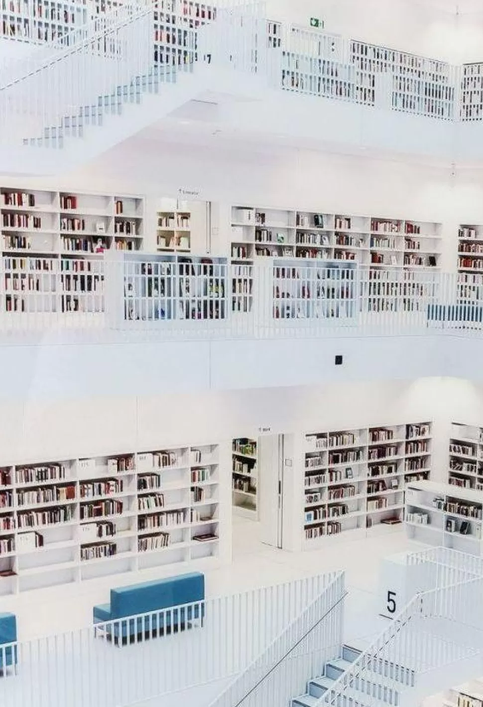KARE Design Wandfoto Glass Modern Library 120x80 Best