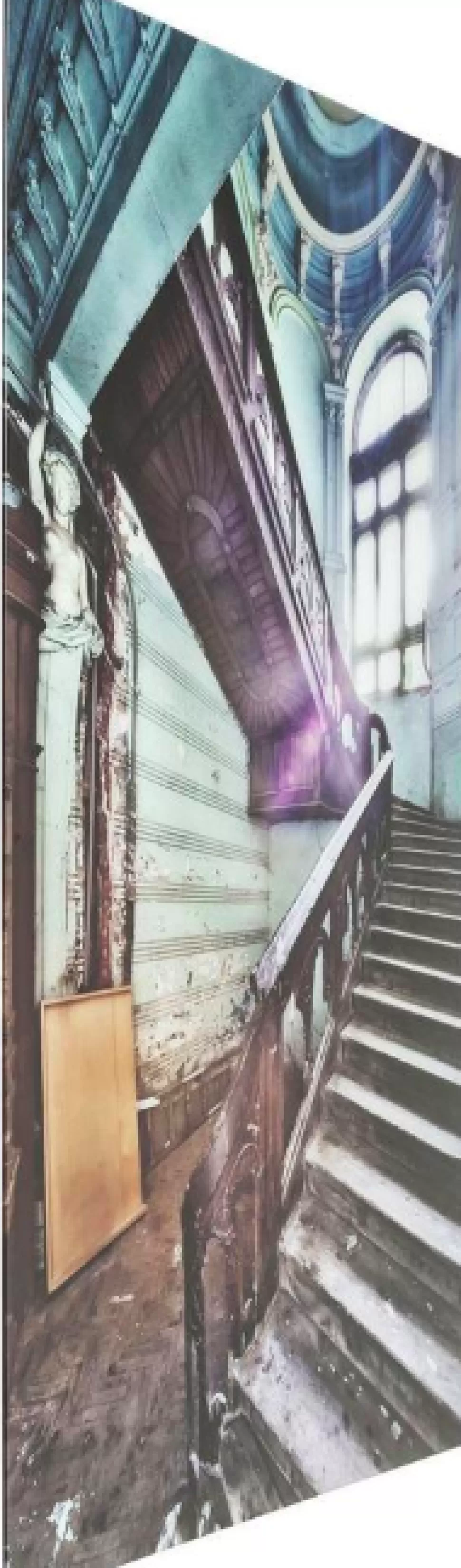 KARE Design Wandfoto Glass Old Staircase Corner Cheap