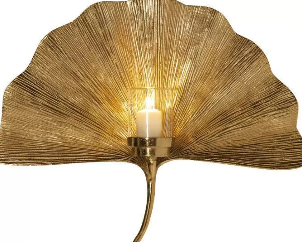 KARE Design Wandkandelaar Ginkgo Leaf 60cm Hot