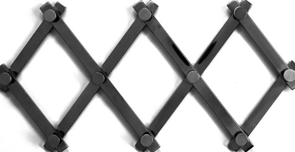 KARE Design Wandkapstok Crossing Matt Black 9(+71)cm Discount