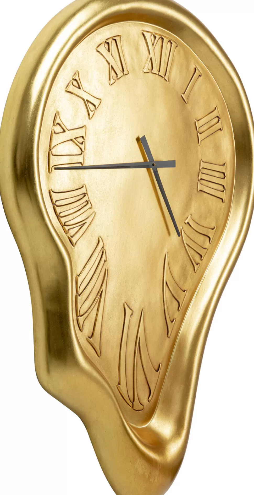 KARE Design Wandklok Big Drop Gold 92x127cm Online