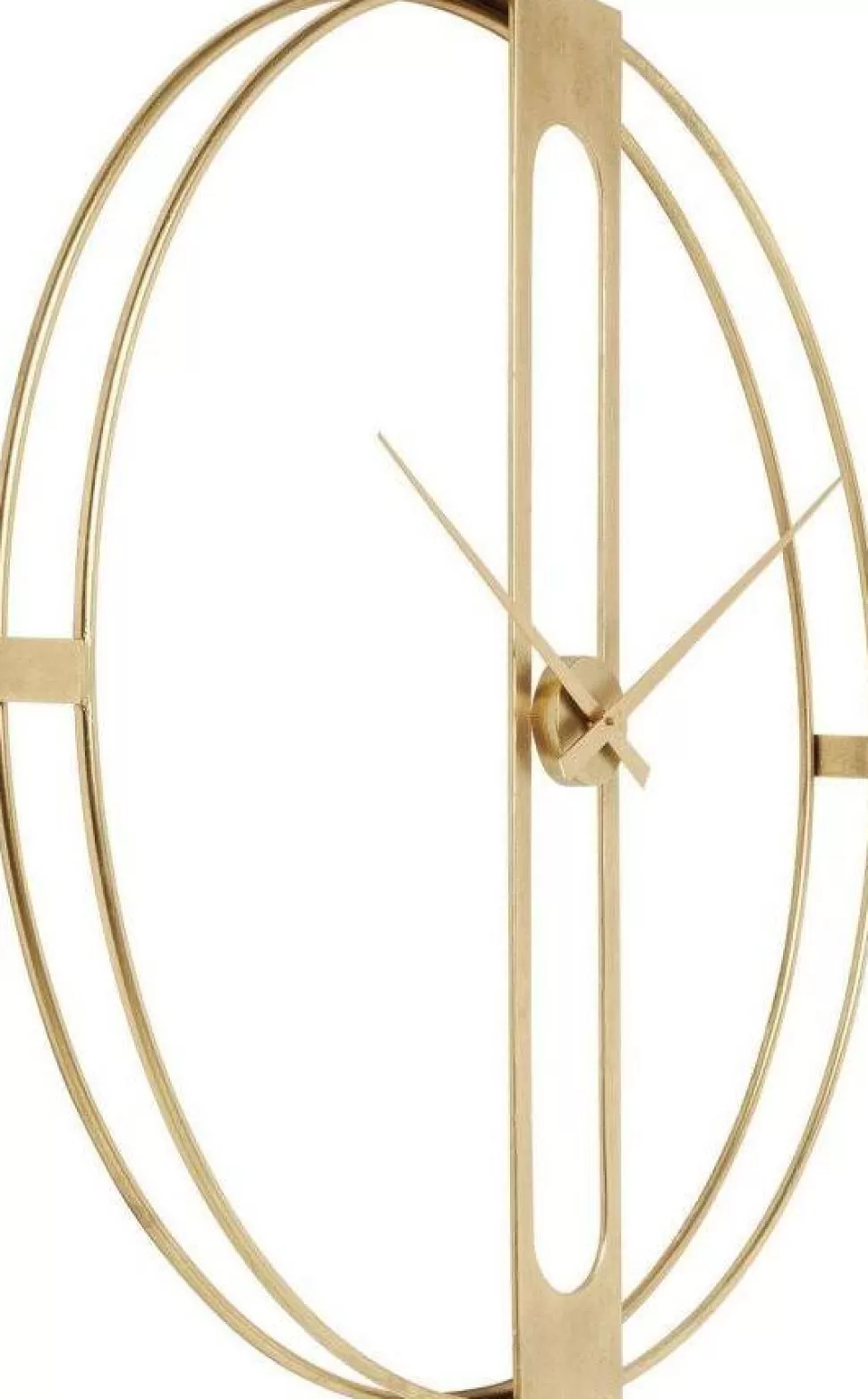 KARE Design Wandklok Clip Goud Ø107cm Hot