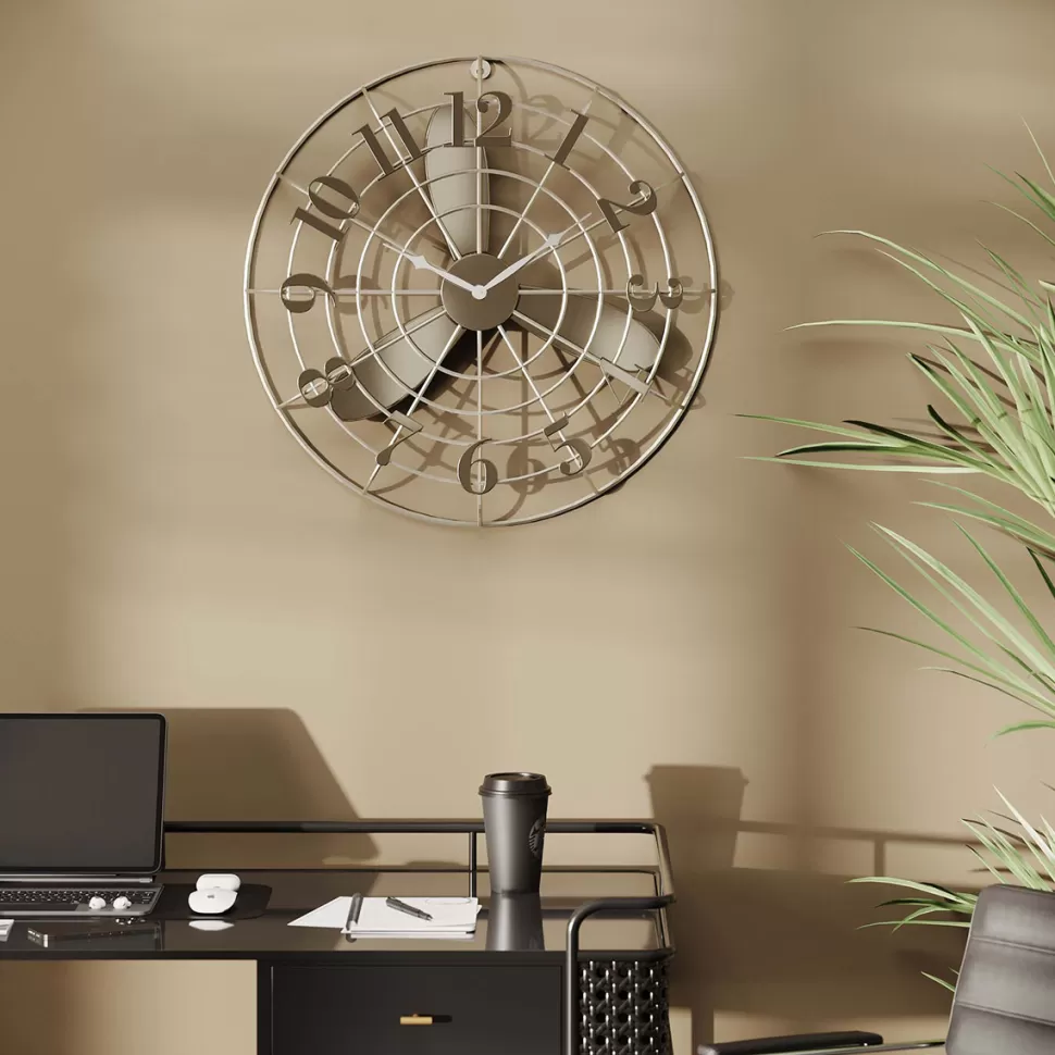 KARE Design Wandklok Fan Blade Ø61cm Clearance