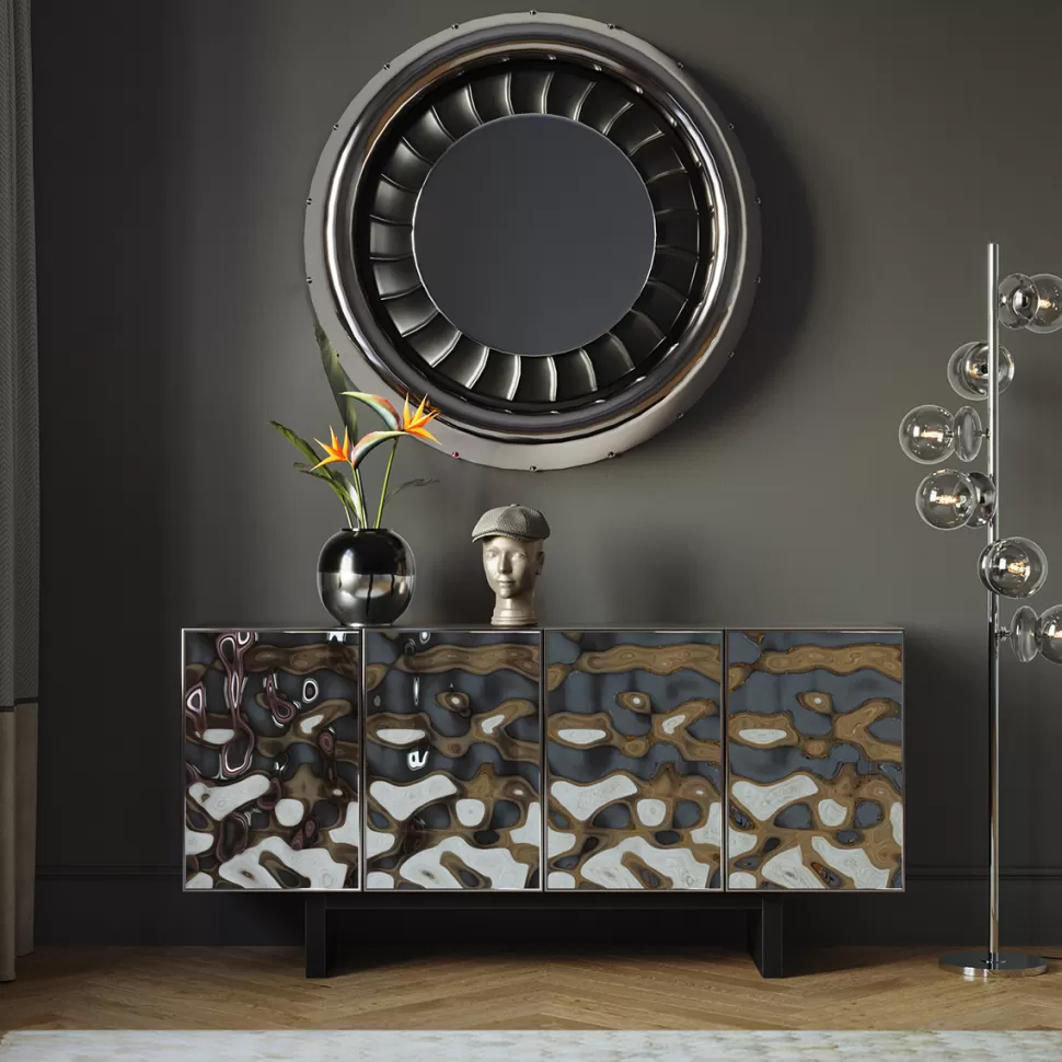 KARE Design Wandspiegel Jet Ø119cm Clearance