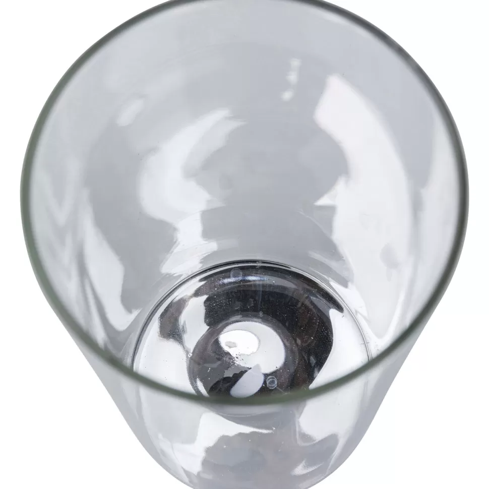 KARE Design Waterglas Electra Zilver 15cm Outlet