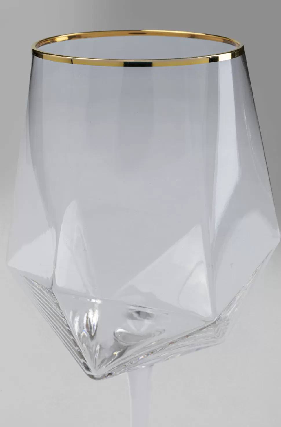 KARE Design Wijnglas Diamond Gouden Rand Hot