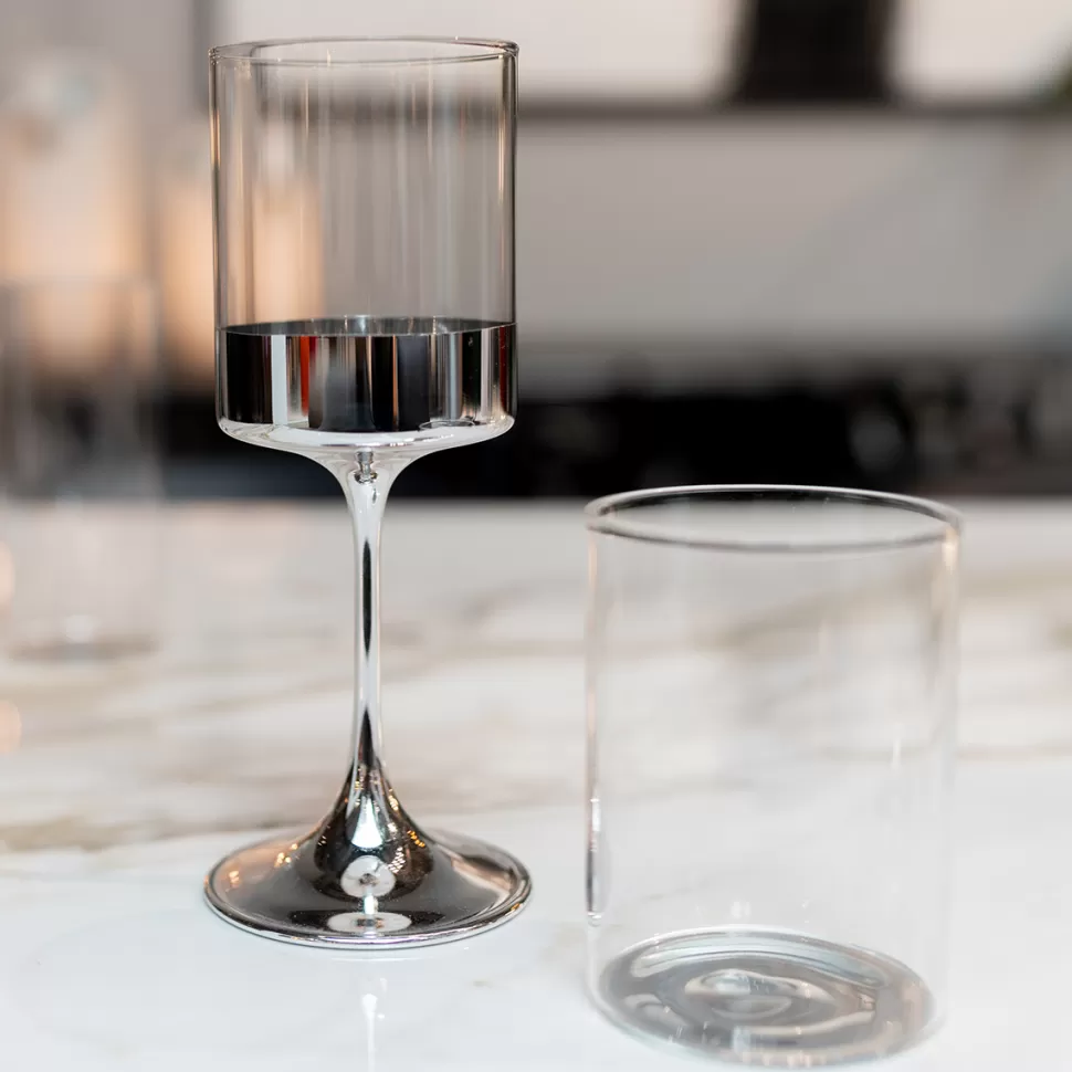 KARE Design Wijnglas Electra Zilver Best Sale