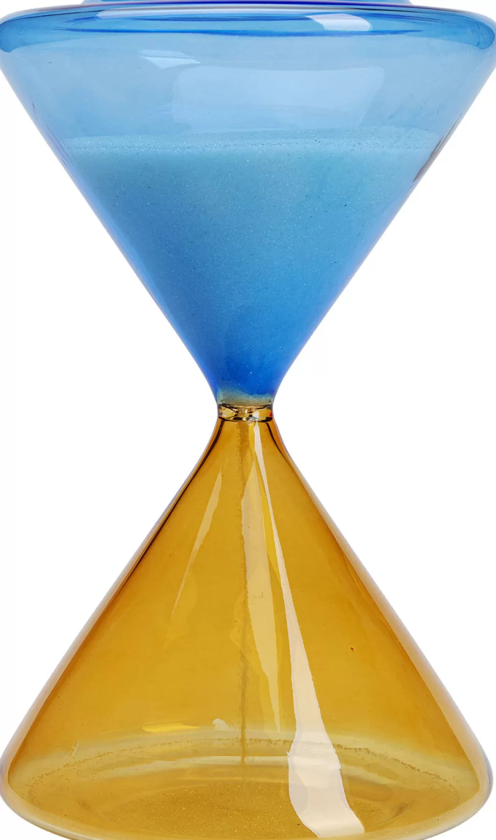 KARE Design Zandloper Blauw-Oranje 5 Minuten Ø13cm Hot